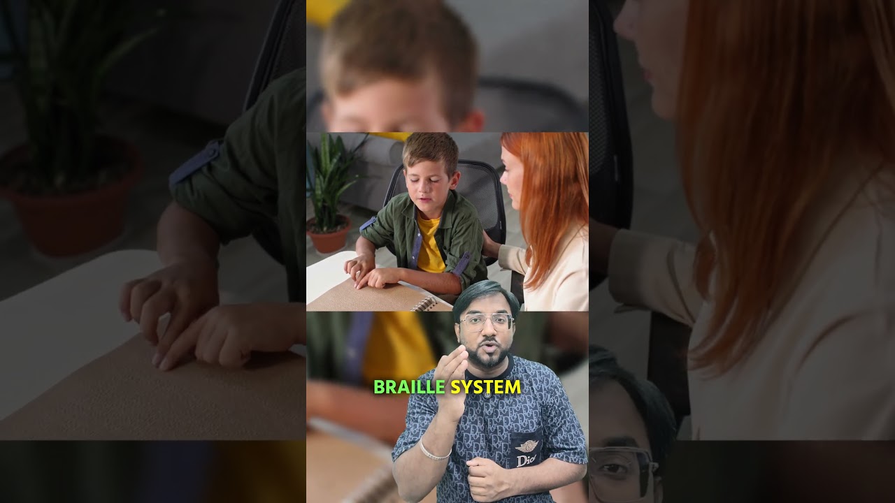 Braille system invention #braille #louisbraille #visuallyimpaired #blinds #blind