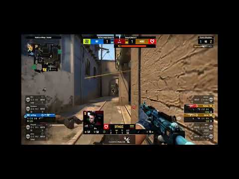 200 IQ flash from Bymas vs NIP! ESL Pro League - Counter strike clips