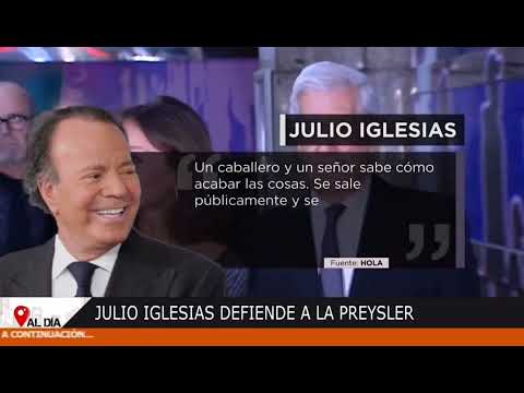 Julio Iglesias defiende a Isabel Preysler