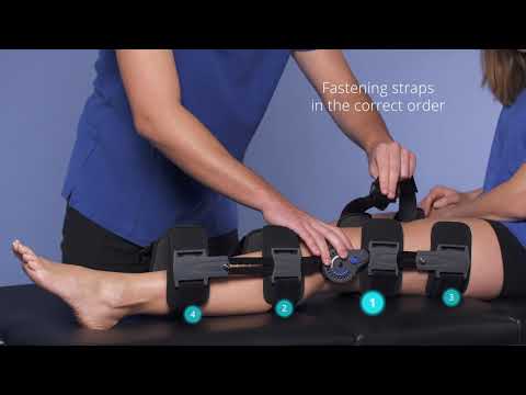 Thuasne ROM-R Post-Operative Knee Orthosis Support V2 L23 Grey