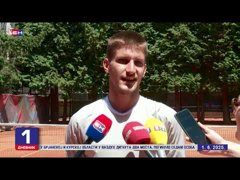 Andrej Nedić je ispisao istoriju domaćeg tenisa osvojivši prestižni turnir "Doboj Open 2025"