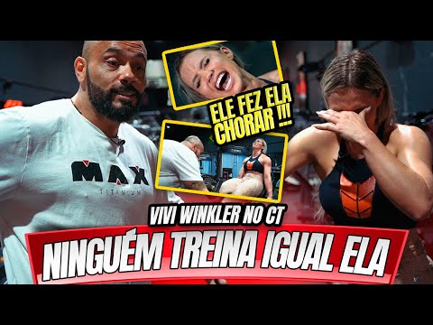 VIVI WINKLER TREINOU NO CT COM BALESTRIN