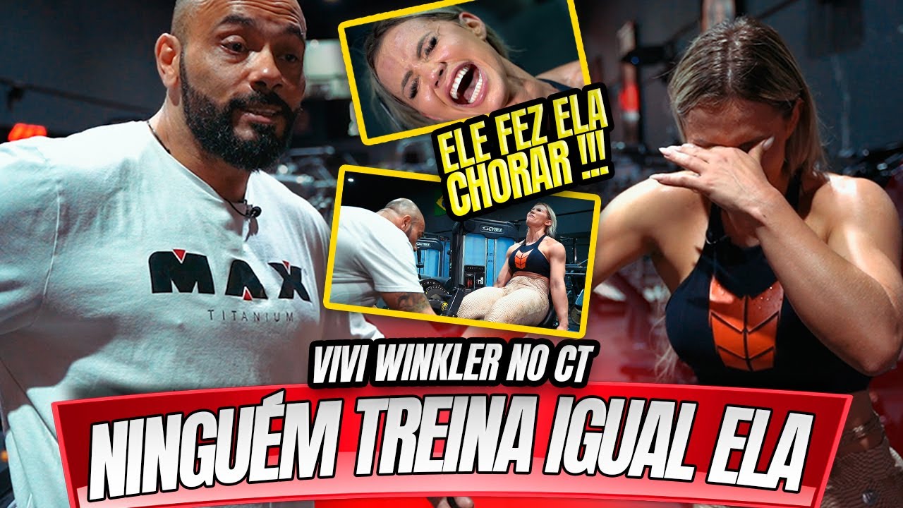 VIVI WINKLER TREINOU NO CT COM BALESTRIN