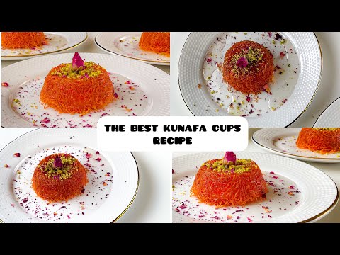 How to make Kunafa Cups | Arabic Sweets | Easiest Kunafa Recipe| Ayshas Tasty Treat