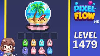Pixel Flow Level 1479 Solution Walkthrough