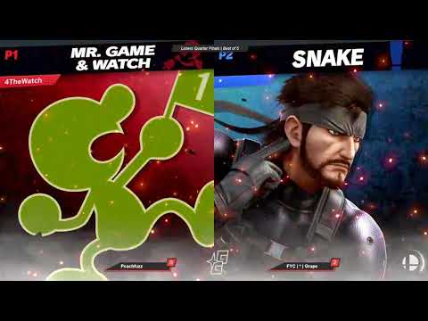 Peachfuzz (G&W) vs. FYC | * | Grape (Snake) - Losers Finals @ UpTilt #30 - Season Finale