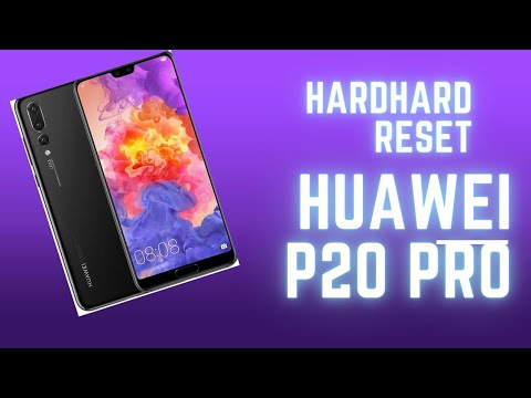 Forget the password / Factory reset a Huawei P20 Pro phone.