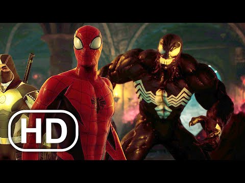 Venom Vs Dracula Fight Scene 4K - Marvel's Midnight Suns