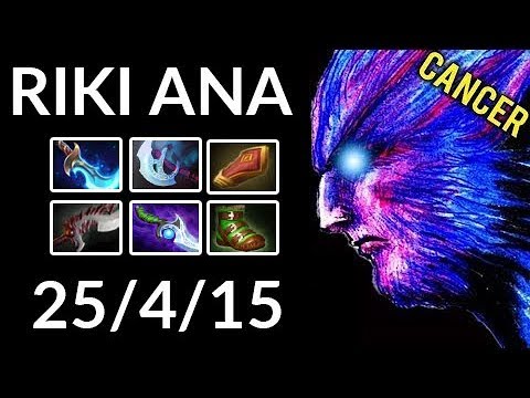 ANA RIKI CARRY Dota 2 7.23 Gameplay