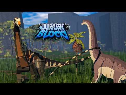 Titanosaurus vs Brachiosaurus Epic Long Neck Dinosaurs Battle!  | Jurassic Blocky