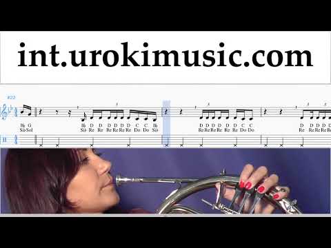 French Horn lessons The Chainsmokers - Who Do You Love Sheet Music Tutorial um-a-n352