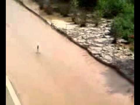 A38 bei Werther unter Wasser