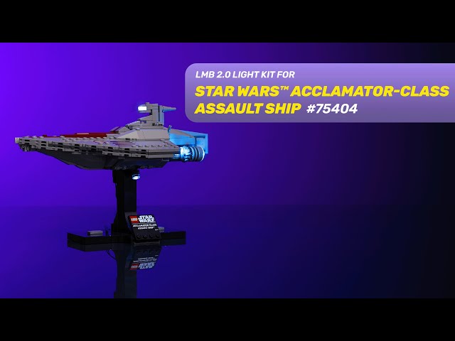 Video Teaser für LIGHT MY BRICKS - Star Wars™ Acclamator-Class Assault Ship 75404