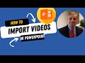 How To Insert And Use Video Mp4 Files In PowerPoint