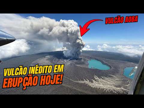 3  GRANDES VULCÕES entraram em ERUPÇÃO JUNTOS! Aoba, Reventador e Marapi!