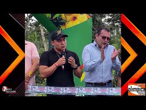 🔴▶ NOTIACCIÓN EN VIVO|| Entrega de la Obra N.º 68: "1.8 kilómetros de vía agrícola", en Huamboya.