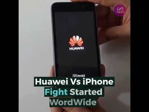 #HUAWEI  VS #IPHONE FIGHT. IPHONE DESTROYED