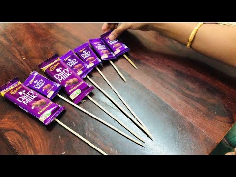 Chocolate Bouquet DIY Under Rs.150 Only - Cadbury Dairy Milk Chocolate Bookey @ Home