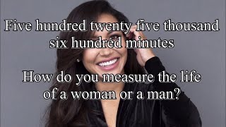 Glee - Seasons of Love (Lyrics) (Tribute to Naya Rivera) (1987 - 2020)