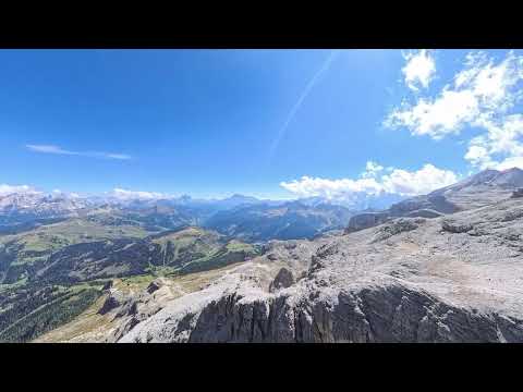 Flying high above Vallon in the Dolomites.....ahhhh the Italian Alps!