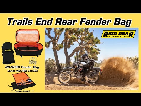 Enduro Dirt Bike Gear Fender Bag Nelson Rigg Trails End Rear