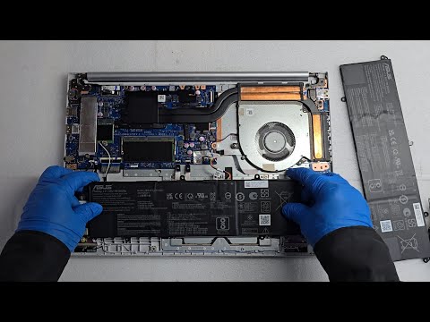 How To Replace Battery ASUS Vivobook 16X Model K3605ZC / Disassembling And Assembly