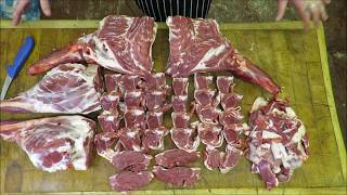 Basic Cuts Of Lamb . In Real Time. #SRP #Lamb