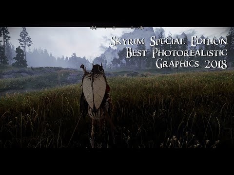 Skyrim Special Edition Photorealistic Graphics 2018 Gameplay I 1440p