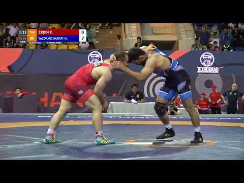 1/4 FS - 86 kg: F. ERDIN (TUR) v. Hassan YAZDANI (IRI)