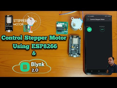 Control Stepper Motor with Blynk IoT and ESP8266 | Blynk IoT and ESP8266 Stepper Motor Tutorial