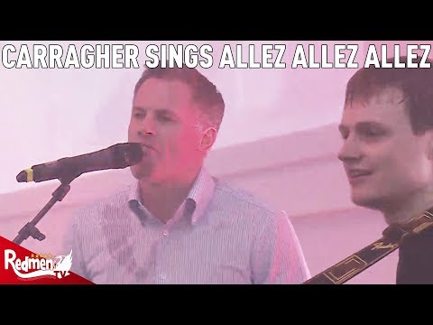 Jamie Carragher Sings Allez Allez Allez and Virgil Van Dijk with Jamie Webster!