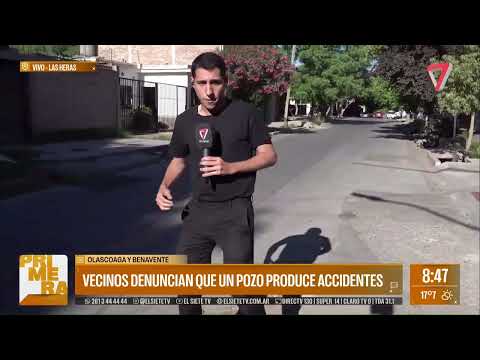 FATAL accidente vial reaviva RECLAMOS por pozos en Guaymallén