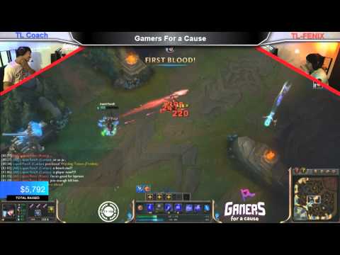 Fenix 1v1s Coach Peter and Dyes his Hair RED for Charity