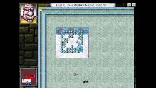 DROD Random Rooms: The Land of Sand : Level 10 - Save the Rock Golems!: Twice North