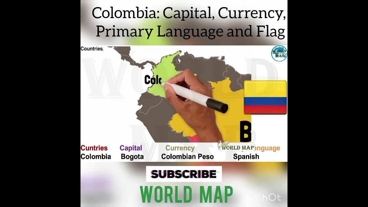 Colombia: Capital Currency Primary Language and Flag