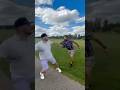 Golfer runs his mouth at former NHL player and IMMEDIATELY regrets it. (via markiegolfs IG)
