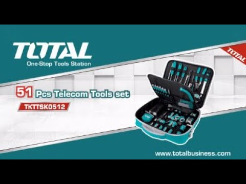 Features & Uses of Total Tool Box Telecom 51pcs Set