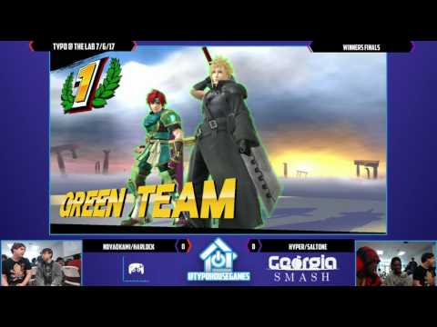Typo @ Lab 7/13/17 - NovaOkami/Harlock vs Hyper/SaltOne - Smash 4 Doubles Winners Finals