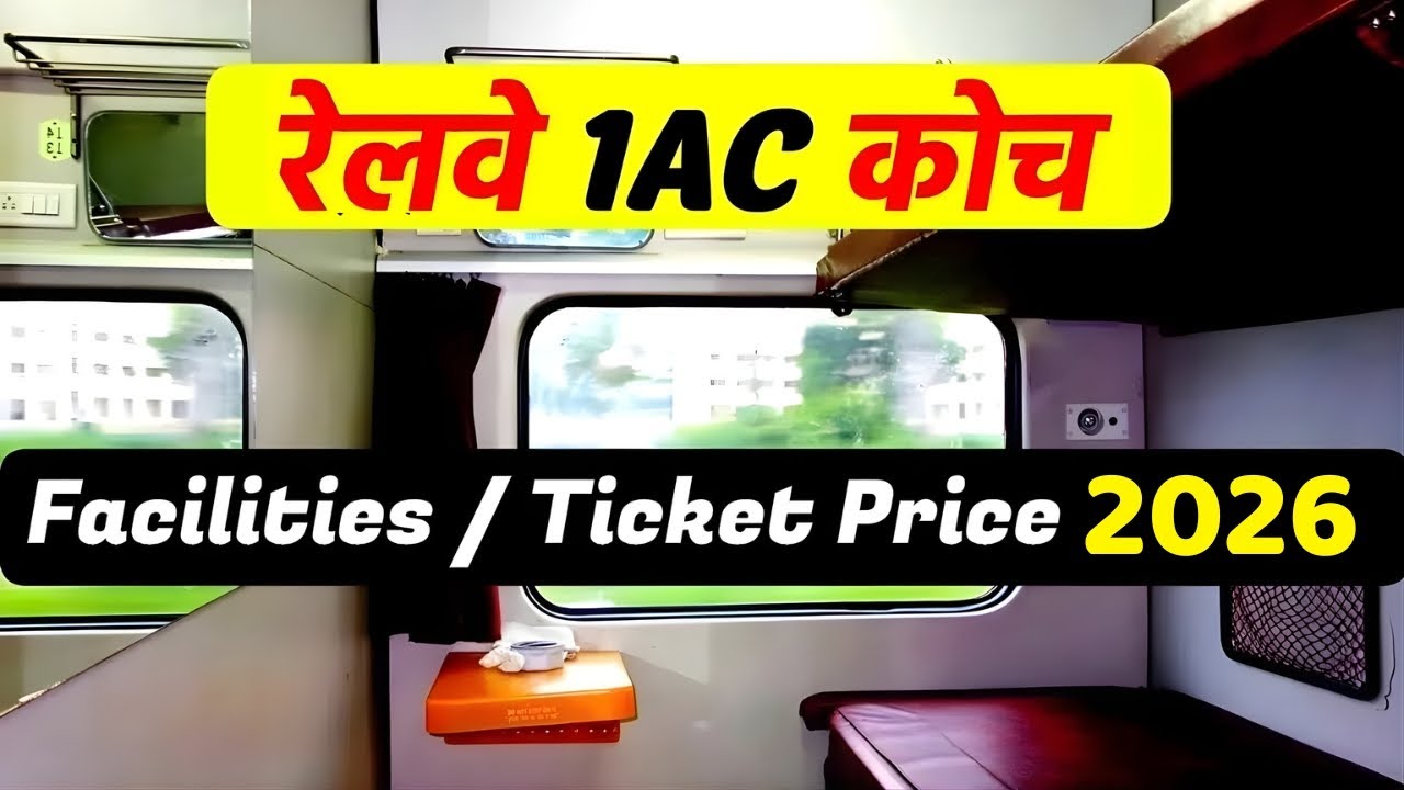 Watch video 1 Tier AC Coach in Train Facilities, Ticket Price, Seat Arrangement All Details Now 1 Tier AC Coach in Train Facilities, Ticket Price, Seat Arrangement All Details