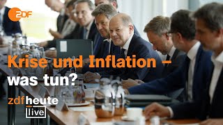Konzertierte Aktion – Pressekonferenz nach Treffen im Kanzleramt | ZDFheute live