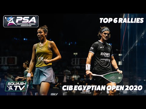 Squash: Top 6 Rallies - CIB Egyptian Open 2020
