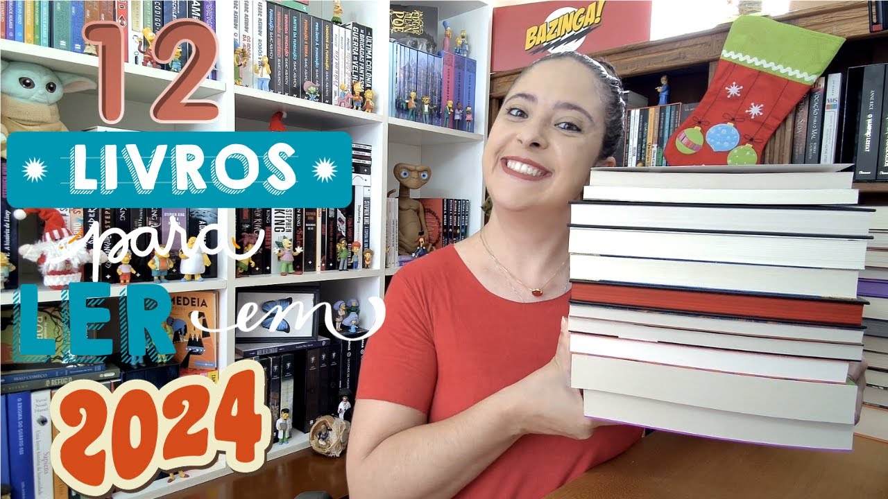 12 LIVROS PARA LER EM 2024!! METAS DE LEITURA