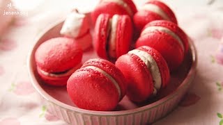 레드 베리 마카롱, red berry macarons /ベリーマカロン/ 젠엔콩