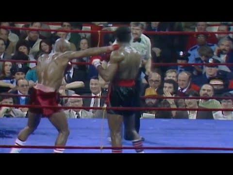 ON THIS DAY! - MARVIN HAGLER STOPS PREVIOUSLY UNBEATEN FULGRNCIO OBELMEJIAS (FIGHT HIGHLIGHTS)