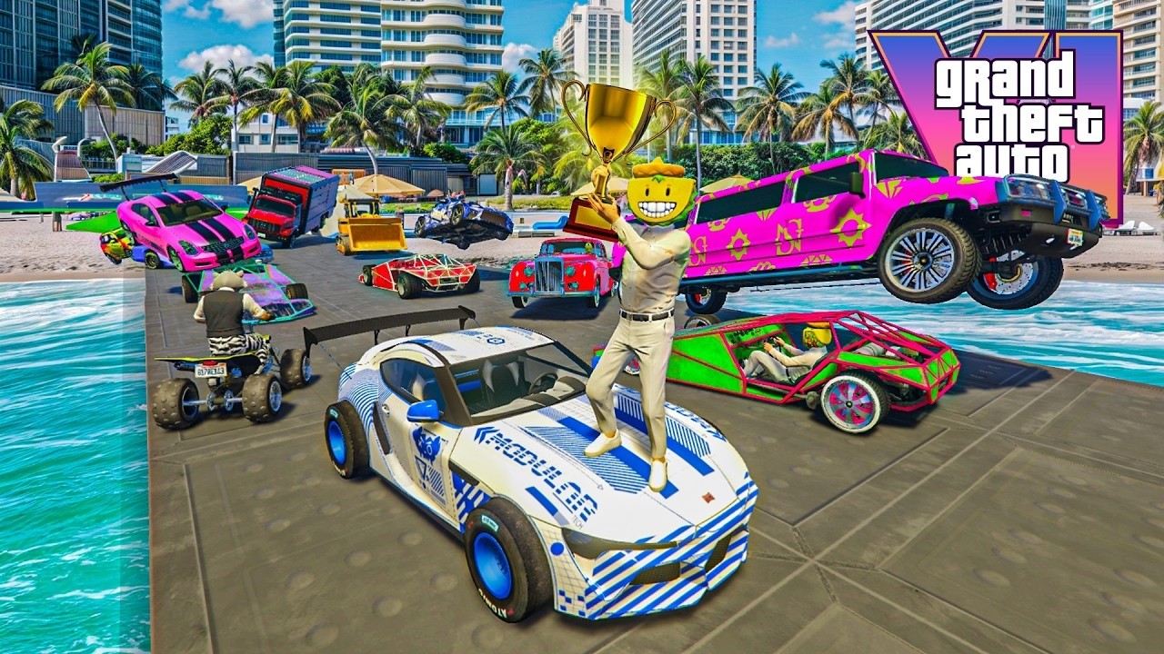 CARA A CARA CON COCHES ALEATORIOS Y EL ÚLTIMO EXPLOTA! GTA 6!! - GTA 5 ONLINE