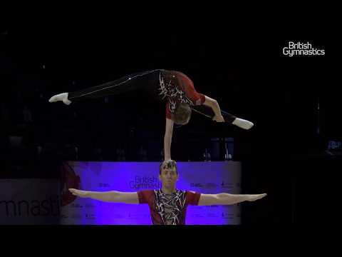 SOUTH TYNESIDE - Senior Mens Pair - 1st Balance Routine - Acrobatic Championships 2017