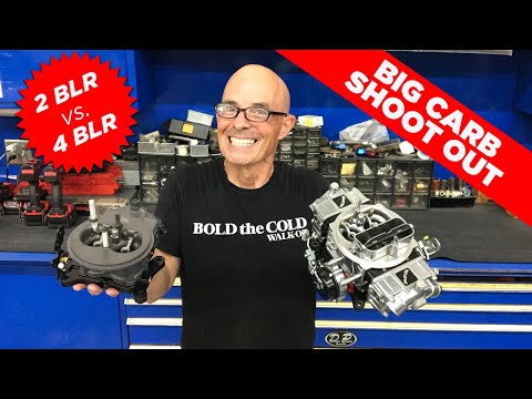 CARB SHOOTOUT-2 BARREL VS 4 BARREL, ORIGINAL 4412 VS XP4412 VS QF4412, 650 v 750 CHOKE v 750 v 950