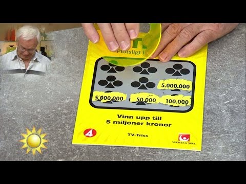 Så stor blev morgonens trissvinst - Nyhetsmorgon (TV4)