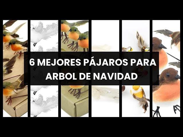 Vídeo relacionado con 10pcs Robin pájaro árbol de Navidad decoración manualidades muy bonito Artificial de plumas