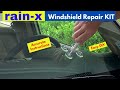 How To Use Rain X Windshield Repair Kit